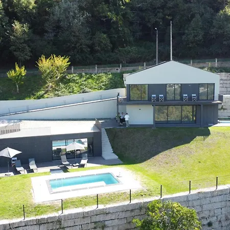 Casa Do Barbeiro - View Of The River Minho Nyaraló Melgaço