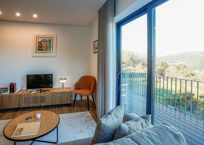 Semesterbostad Casa Do Barbeiro - View Of The River Minho Melgaço