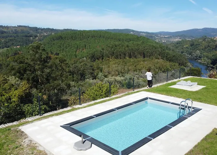 Casa Do Barbeiro - View Of The River Minho Semesterbostad Melgaço